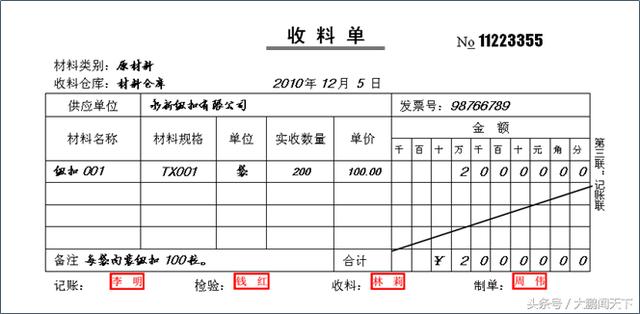 零基础学会计——第十三课会计凭证